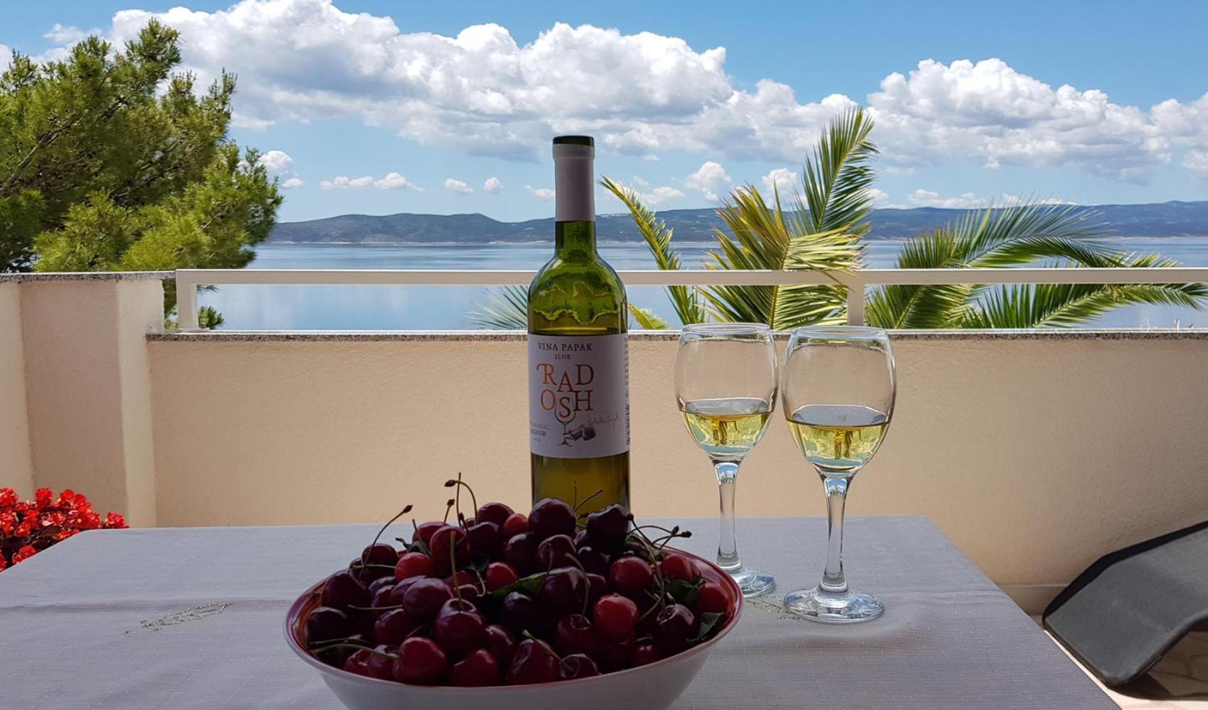 Villa Skalinada With Sea View Brela Habitación foto